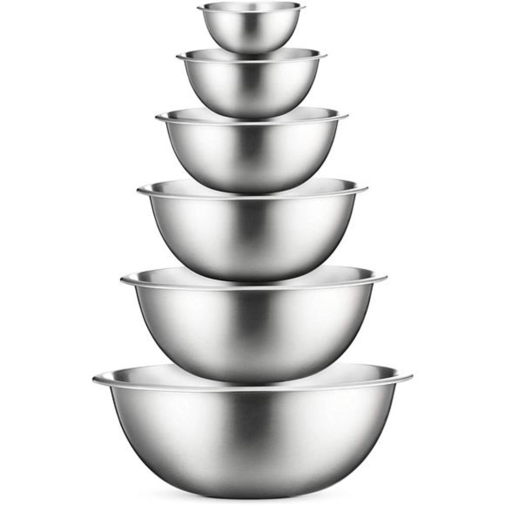 Stainless Steel Mixing Bowls (Set of 6)